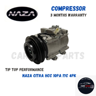 ✅3 Month Warranty✅ NAZA CITRA HCC 10PA 17C 4PK Car Air Cond Compressor (Recond)