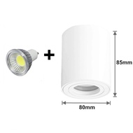 LED Downlight Surface Ceiling Light Replaceable GU10 Bulb LED Spot Light Ceiling Fixture 360° Rotata