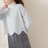 Ob Design Women Casual Playful Wavy Design Cropped Sweatshirt T-Shirt Top Plus Size