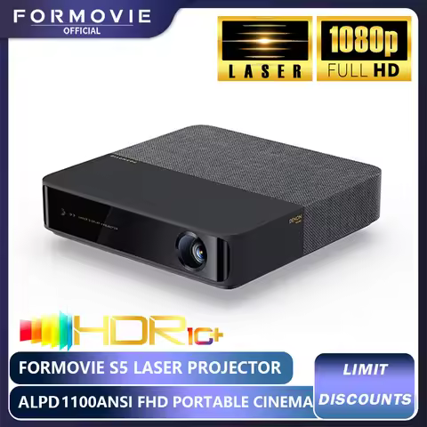 Formovie S5 Laser Projector Mini Smart For Home FHD 19201080P Cinema ALPD MEMC Wifi6 Bluetooth 1100A
