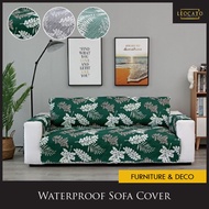 Sofa Cover Protector Leaves Design