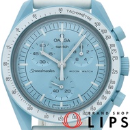 Swatch Omega x Swatch Bioceramic Moonswatch Mission to Uranus SO33L100 男士腕錶 藍色，成色極佳，附原廠盒和保固卡 [二手]