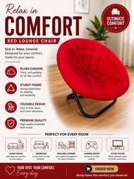 Cosy Flower Single Seater Foldable Lounge Chair | Multi colour single Foldable Sofa unit