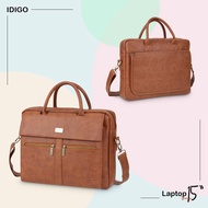 Túi xách công sở nam nữ đựng laptop 15 inch IDIGO MB2 - 6010 túi đựng tài liệu A4 ngăn kéo trước tha