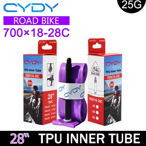 CYDY TPU Inner Tube Road Bicycle 700x18 23 25C 26 28C 30C 32C 35 38 40 45 50C Tire Bike GRAVEL MTB 2
