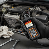 CY3001 automotive OBD II scanner for engine diagnostics, detects and resets error C0DES in cars made