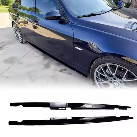 MP Style Car Side Skirt Splitters Bumper Aero Panels Spoiler For BMW 3 Series E90 E92 E93 M3 330i 32