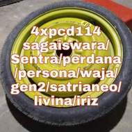 Spare tyre tayar spare waja/gen2/persona/perdana/livina/Sentra/satrianeo/sagaiswara/iriz