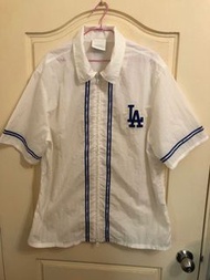 MLB 美國職棒大聯盟LA Dodgers 道奇隊薄外套上衣