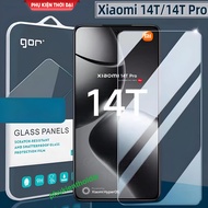Cường lực Gor Xiaomi 14T / 14T Pro trong suốt trơn mượt hạn chế vân tay tặng keo mép