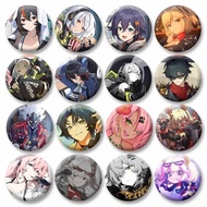Zenless Zone Zero Tinplate Brooches on Backpack Accessories ZZZ Caesar Ellen Grace Cartoon Badge Hat