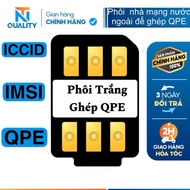 ICCID and IMSI charging blanks for lock machines to join QPE to iP lock