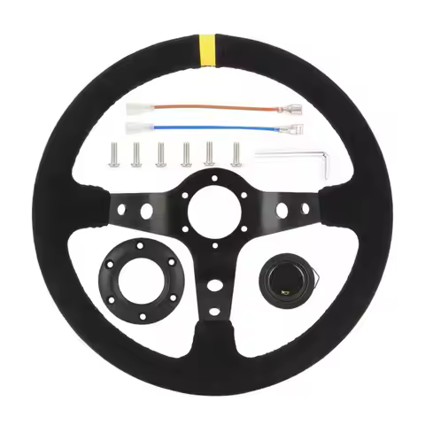 350mm 14inch Car Steering Wheel Drift Racing Game Steering Wheel Universal 70mm PCD For Logitech G29