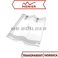 MONIER Nordica Toplight Roofing Tiles Transparent Roof Tiles Clear Roof Tiles Atap Clear Atap Transp