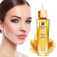 Royal Jelly Honey Essence Repairs Nourishes Hydrates Skin Brightens Tone Serum Face Fades Fine K0Y7