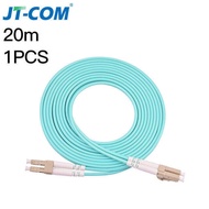 JT-COM  5 Pieces OM3 - LC - DUPLEX Fiber Optic Patch Cord  (MULTI-MODE) 10G LC-LC Multimode Duplex 1