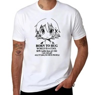 2026New Born to Hug World Is A Cool T-Shirt graphic t shirts summer top plus size t shirts anime Men