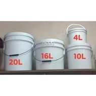 industrial pail heavy duty with handle and cover pail pail with cover pail bucket