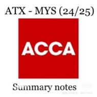 ACCA Advanced Taxation MYS summary notes 24/25