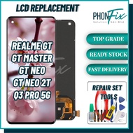 LCD REALME GT / GT MASTER / GT NEO / GT NEO 2T / Q3 PRO 5G TOUCH SCREEN BY 𝑷𝒉𝒐𝒏𝑭𝒊𝒙  - NO FINGERPRINT