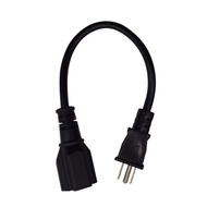 CAPA US Power Extension Cord NEMA 5-15P to 5-20R Black Extension Cord 15A 125V 14AWG Outlet Extension Power Cable