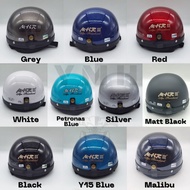 Helmet MHR III Jamin 100% Original Topi MHR Steng Kura Half Cut Helmet