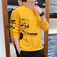 GP7Q Sleeve t-Shirt Flow Spring Autumn Loose Thin Style Autumn Autumn Clothes Youth Round Neck Botto