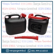 JERRYCAN JERIGEN DRIGEN BENSIN / SOLAR HUNERSDORFF GERMANY 5 LITER