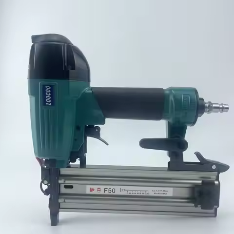 F50C 18GA Pneumatic Brad Nailer Straight Nail Gun for Woodworking 4-7kg/cm² Air Required Furnishing 