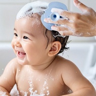 X* Baby Shower Brush Silicone Hairbrush Massage Brush for Delicate Skin Enjoy Comfortable Infant Bat