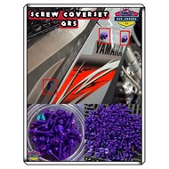 ORIGINAL GR5 SCREW 🇻🇳 SKRU COVERSET TITANIUM PURPLE SCREW COVERSET YAMAHA Y15 Y16 LC135 NVX Coverset