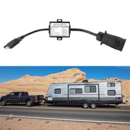 Trailer Connector Light Converter USA 4 Pin to EUR 7 Pin Adapter Stop/Brake Signal Separating