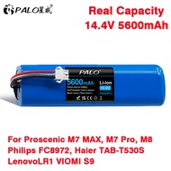 PALO 14.4V Sweeper Baery For Proscenic M7 MAX, M7 Pro, M8 Pro, U6, I FC8972, Haier TAB-T530S, L.enovo LR1 Vacuum Cleaner
