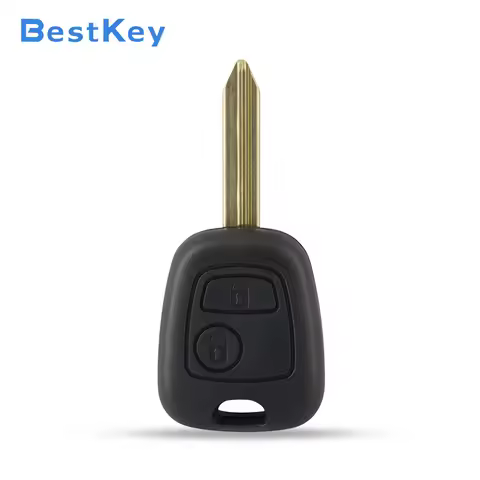 Best Key Wholesale Bulk Supply Flip Key Shell 2 Button SX9 Blade Dealer Stock for Peugeot Citroen Va