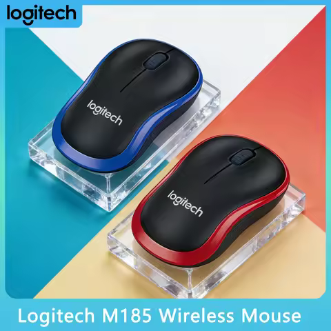 Logitech M185/M220 Wireless Mouse 2.4GHz 12-Month Battery Life Compact Office Mouse