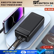 Awei P7K 30000mAh Power Bank Fast Charging 2.1A Dual Output Dual Input Portable Charger
