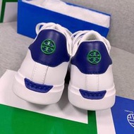 Chris 精品代購 Tory Burch TB 新款 小白鞋 熱賣款 休閒鞋 運動鞋 百搭 柔軟 舒適 藍綠色Logo