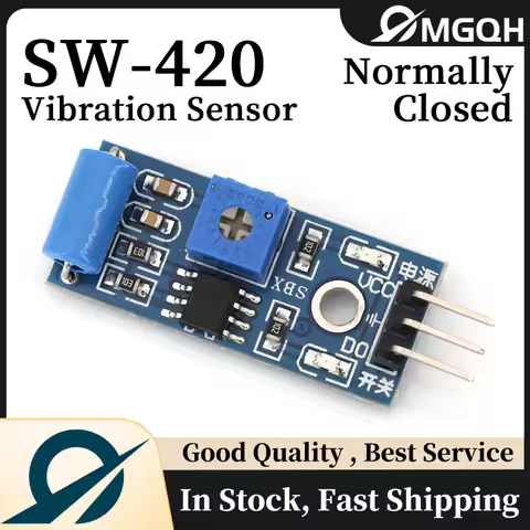 MGQH normally closed type vibration sensor module Alarm sensor module Vibration switch SW-420 for ar