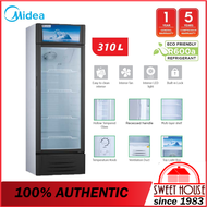 MIDEA MDRZ432FGG30 310L Showcase Replace Model MSC-316BE / MSC-316 ( R600a Refrigerant ) Penyejuk Ch