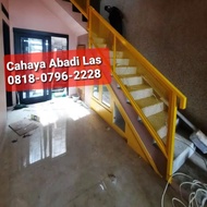 railing tangga railing balkon minimalis industrial