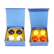 2PC Asalato Kashaka Double Hand Eggs Shaker Maracas Rattle Percussion Instrument（1 random colour sty