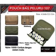 🔥Ready Stock🔥POUCH BEG MOLLE 10 BUTIR PELURU 1000D CORDURA