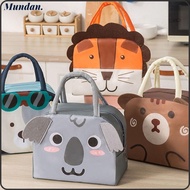 MUNDAN Cartoon Stereoscopic Lunch Bag, Thermal Bag  Cloth Insulated Lunch Box Bags, Portable Lunch Box Accessories Thermal Tote Food Small Cooler Bag