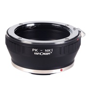 K&amp;F Concept Lens Adapter for Pentax K Mount Lens to Nikon 1 Camera J1 J2 J3 J4 J5