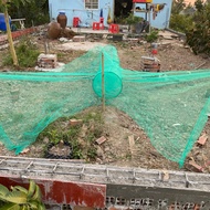 Large trap to catch fish, shrimp and shrimp, 3 cuttings, 3.5mm mesh, large diameter 58cm, mouth widt
