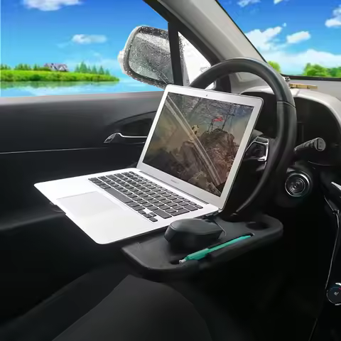 Car Table Steering Wheel Eat Work Drink Food Cup Phone Holder Tray for Toyota Yaris Corolla E150 Cam