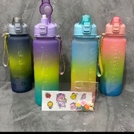 1 liter rainbow Bottle viral Bottle Gradation Bottle korea Bottle