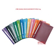 CBE A4 PP MANAGEMENT FILE (818A/807/05803) 12PCS/PACK (MIX COLOUR PER SET)