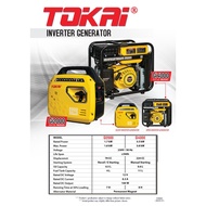 (READY STOCK )TOKAI JAPAN INVERTER GENERATOR MAX Power 1800w / 3800w  SINE WAVE LOW NOISE/ Open Type