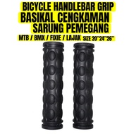 BICYCLE HANDLEBAR GRIPS SILICONE RUBBER SARUNG TANGAN CENGKAMAN PEMEGANG BASIKAL GETAH SILIKON BMX M
